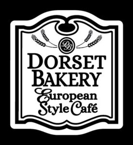 logo for dorset bakery european style cafe